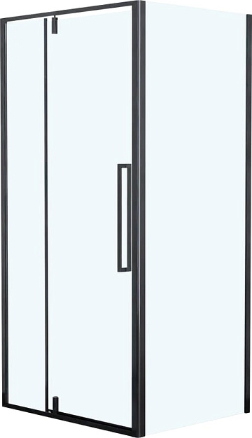 Душевой уголок RGW Stilvoll SV-03B+100 см (99-102)x100x200 профиль черный матовый, стекло прозрачное