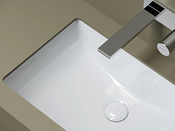 Встраеваемая раковина Ceramicanova Era CN7032 белый