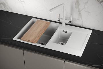 Мойка кухонная Granula Estetica 7808, арктик
