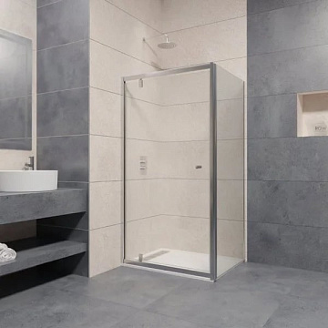 Душевой уголок RGW Passage PA-05+80 см (66-71)x80x185 профиль хром, стекло прозрачное