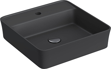 Накладная раковина Berges Ego SL 45x45 матовый антрацит