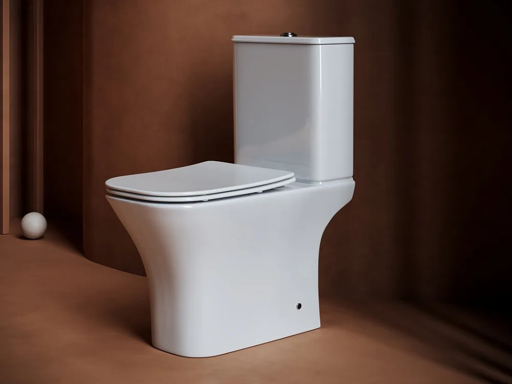 Унитаз-компакт напольный Ceramicanova Alfa Rimless CN9002 Sancos — официальный сайт