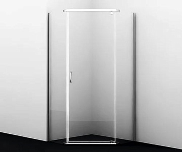 Душевой уголок Wasserkraft Leine 35P11 90x90 см, профиль серебристый, стекло прозрачное