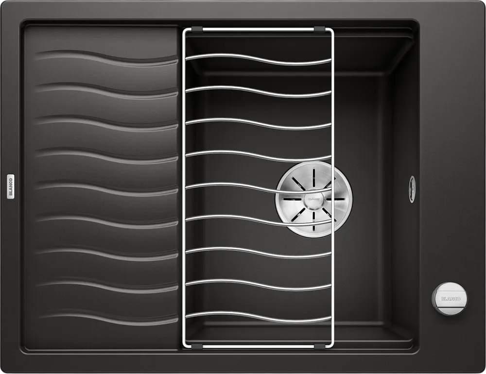 Мойка кухонная Blanco Elon 45S 525879 черная Sancos — официальный сайт