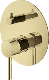 Встраиваемый смеситель Plumberia Selection Ixo KIT1901OR С ВНУТРЕННЕЙ ЧАСТЬЮ, золот