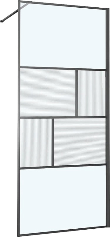 Душевая перегородка Vincea Walk-in HP Art VSW-1HC800CFGM 80 см, профиль вороненая сталь, стекло проз