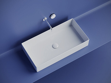 Накладная раковина Ceramicanova Element CN6071 белая глянцевая