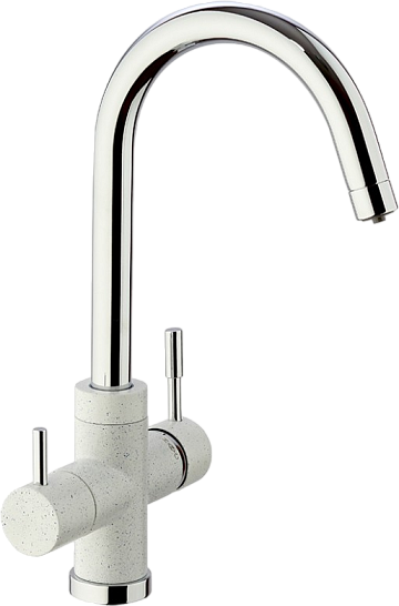 Смеситель для кухни Paini Cox 7890643CR3V11L2KM ultrawhite