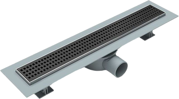 Душевой трап (лоток) Esbano Eco Nice 70 cм, матовый черный