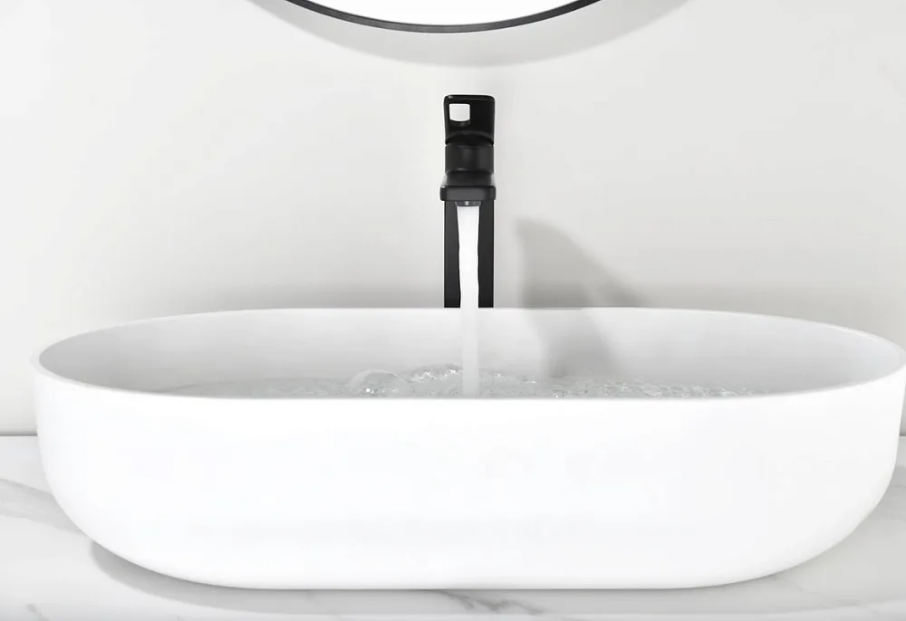 Смеситель для раковины Black&White Gravity 7203MB matt black Sancos — официальный сайт
