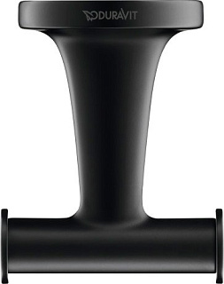 Крючок Duravit Starck T 0099304600 двойной, черный