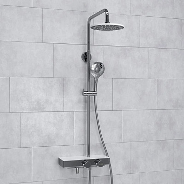 Душевая стойка Wasserkraft Aller A113.067.101.CH Thermo, с термостатом, хром