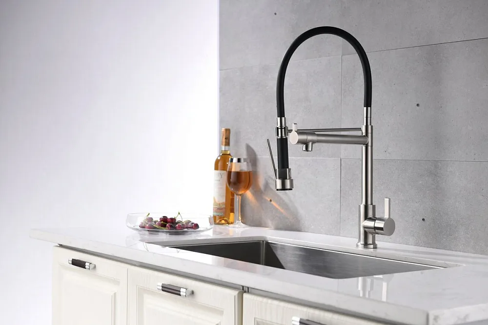 Смеситель для кухни BelBagno BB-LAM50-IN с гибким изливом Sancos — официальный сайт