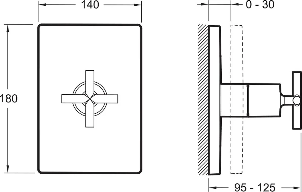Переключатель потоков Jacob Delafon Modulo E75415-CP на три потребителя Sancos — официальный сайт