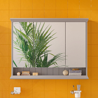 Зеркало-шкаф VitrA Valarte 80 серый матовый