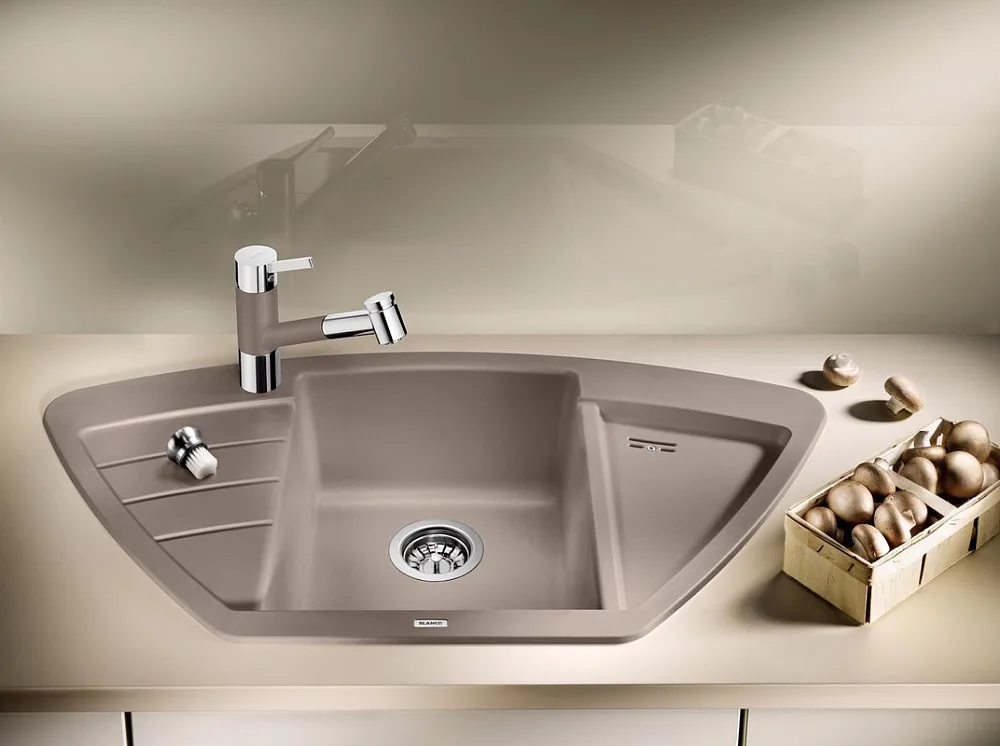 Смеситель для кухни Blanco Tivo-S Silgranit 517619 Sancos — официальный сайт