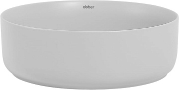 Накладная раковина Abber Bequem AC2108MLG матовая светло-серая