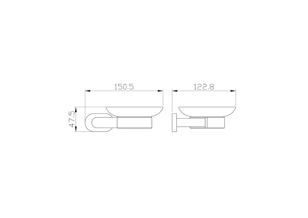 Мыльница Wonzon & Woghand WW-8422-LG глянцевое золото Sancos — официальный сайт