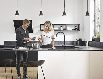 Смеситель для кухни Hansgrohe Talis M54 72800670 матовый черный