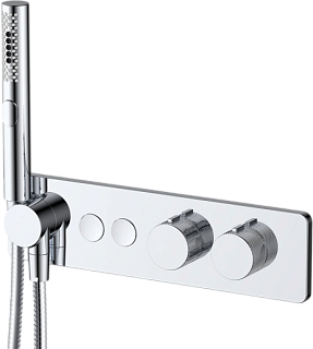 Встраиваемый смеситель для душа Allen Brau Liberty 5.33010-00 С ВНУТРЕННЕЙ ЧАСТЬЮ, хром