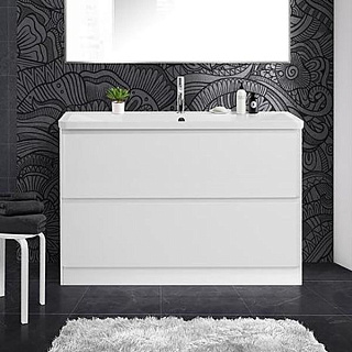 Тумба под раковину без столешницы BelBagno Albano 120 напольная, bianco lucido