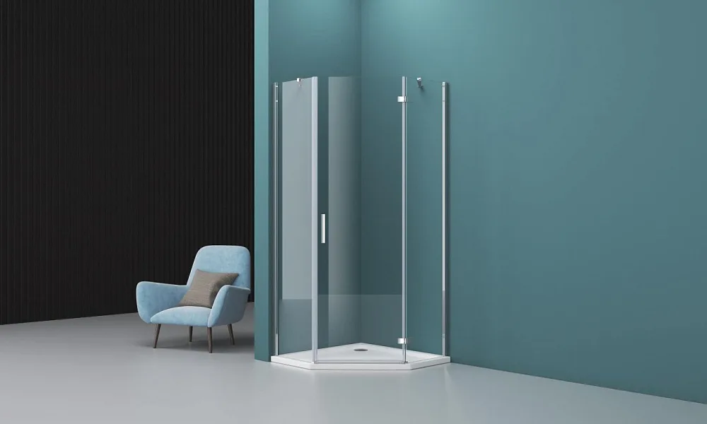 Душевой уголок BelBagno Kraft P-1-100-C-Cr R Sancos — официальный сайт
