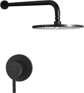 Душевой комплект Paffoni Light KITLIG011NO С ВНУТРЕННЕЙ ЧАСТЬЮ, черный