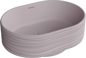 Накладная раковина KERAMA MARAZZI Sabbia 50 мальва матовая