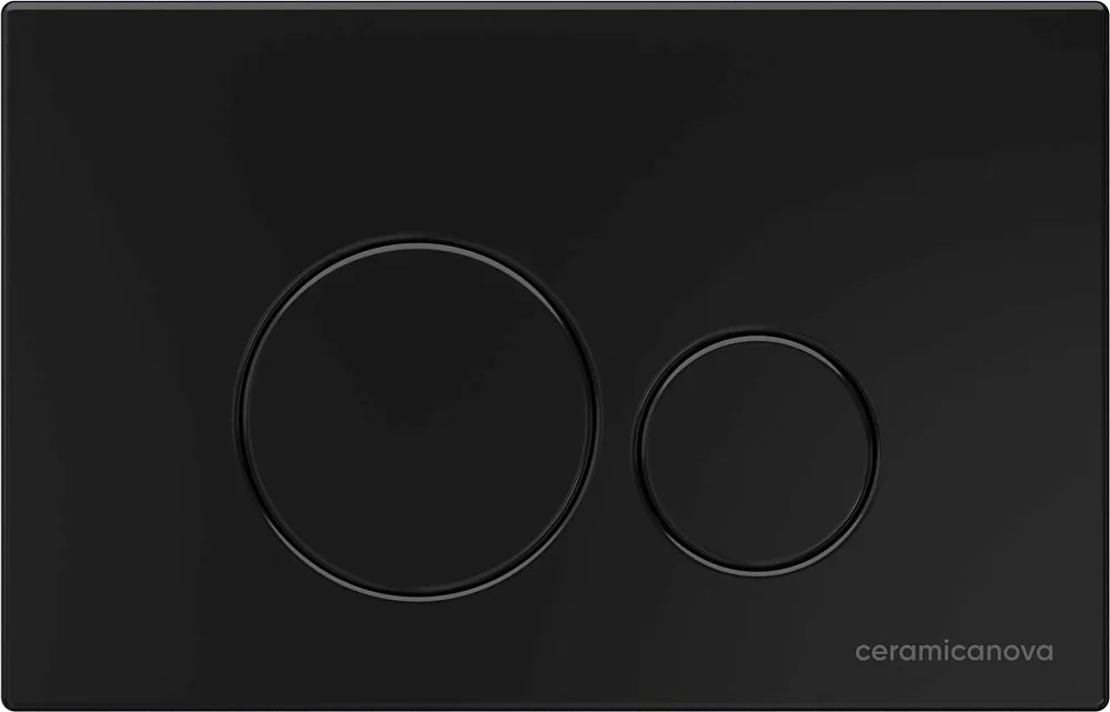Система инсталляции для унитазов Ceramicanova Envision Round CN1001B, кнопка черная матовая Sancos — официальный сайт
