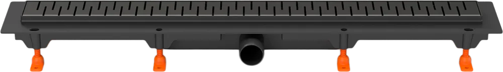 Душевой трап (лоток) MCH Chudej Medium CH950MC 95 см, матовый черный Sancos — официальный сайт