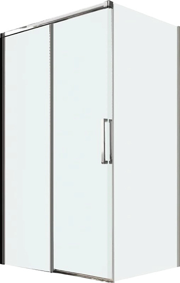 Душевой уголок Veconi Premium Trento PTC-SP-40CH 120x80, профиль хром, стекло прозрачное
