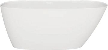 Ванна из искусственного камня Salini Sofia S-Stone 150x75 см, отдельностоящая, матовая белая, овальн