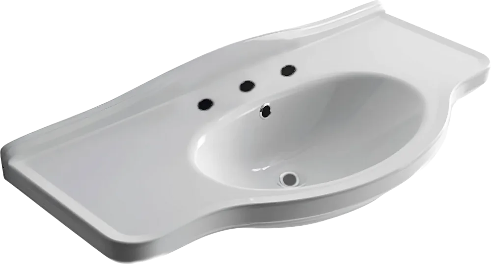 Раковина Galassia Ethos 8435 110 см, 3 отверстия Sancos — официальный сайт