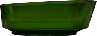 Акриловая ванна Abber Kristall AT9706 Emerald 170x80 см, отдельностоящая, овальная, с донным клапано