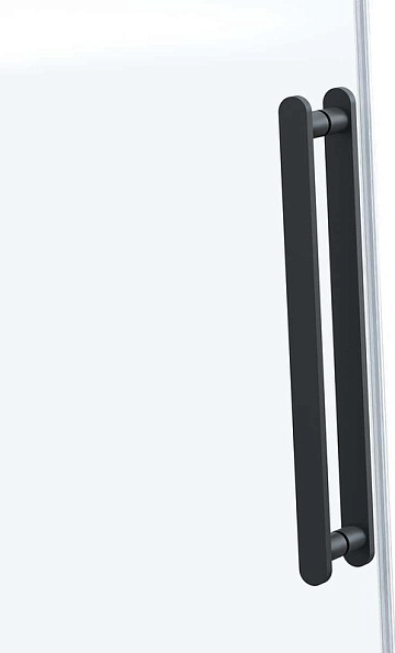 Душевая дверь в нишу Vincea Como Soft VDS-1CS110CLB 110 см профиль черный