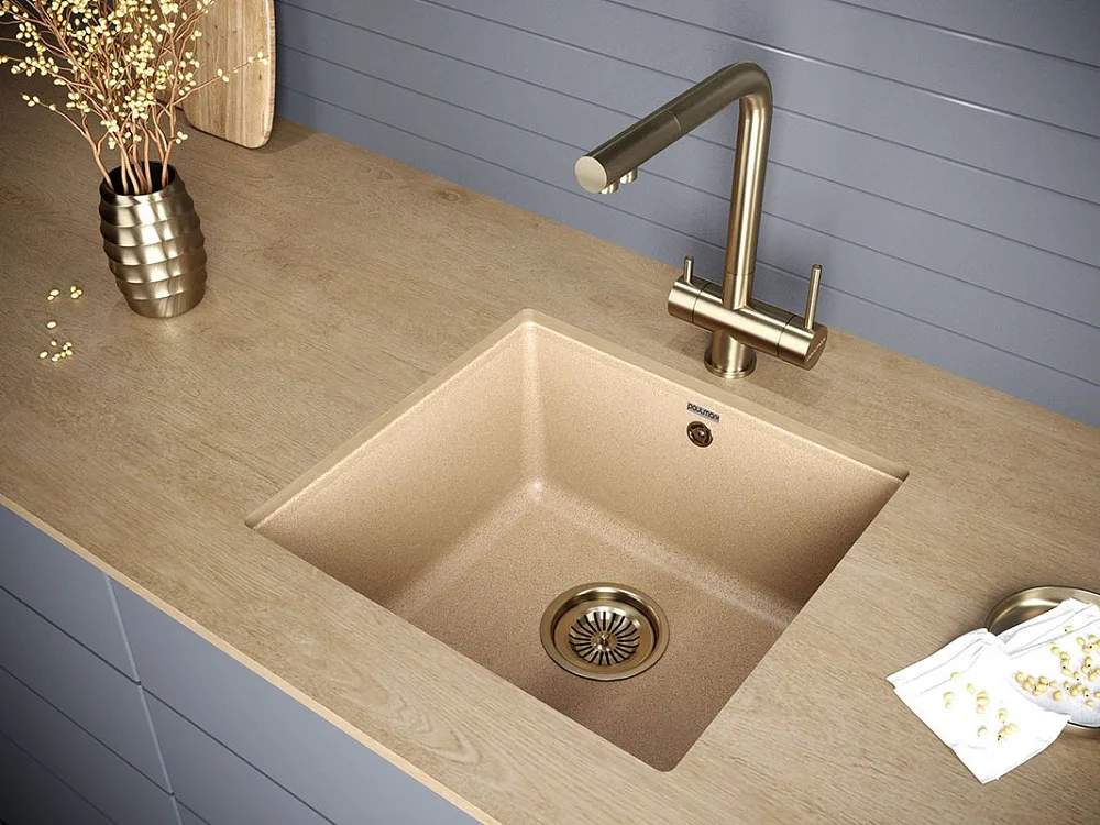 Смеситель для кухни Paulmark Skalen Sk213020-BG Sancos — официальный сайт