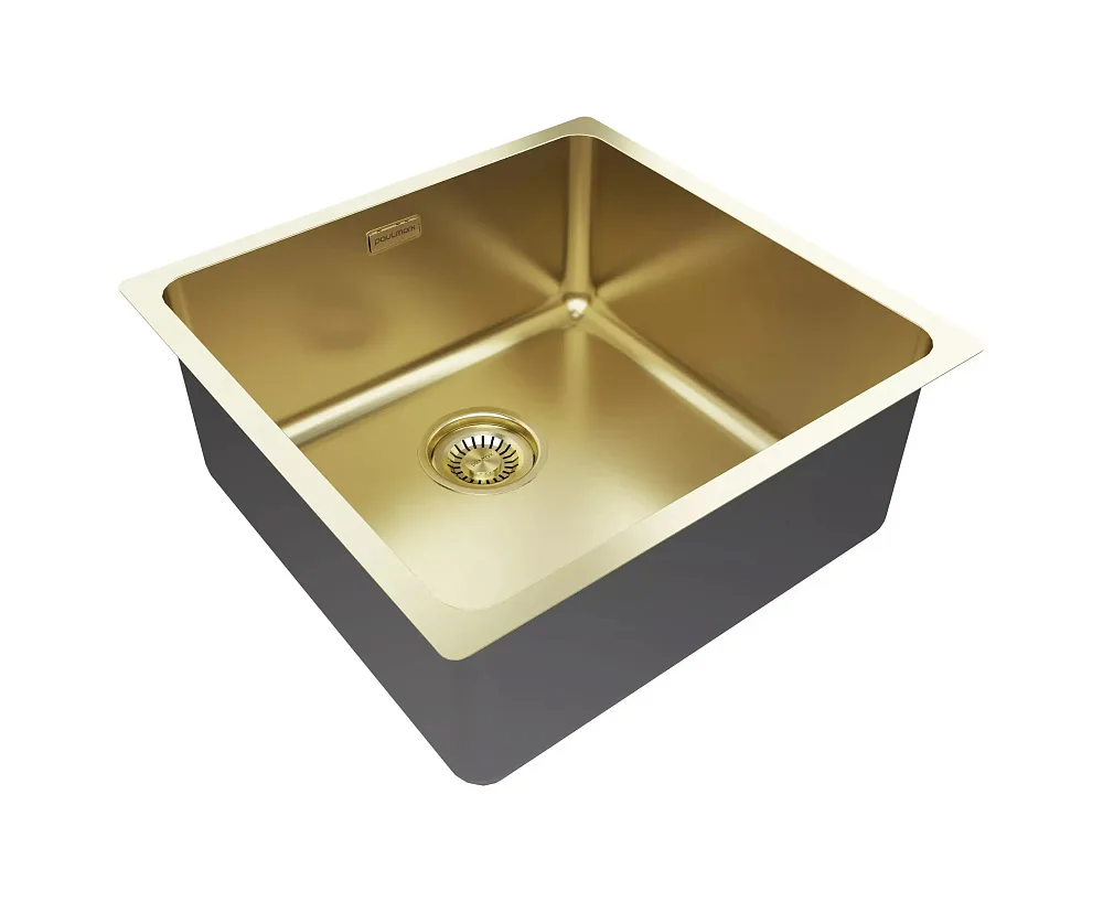 Мойка кухонная Paulmark Vista PM304844-LG, светлое золото Sancos — официальный сайт