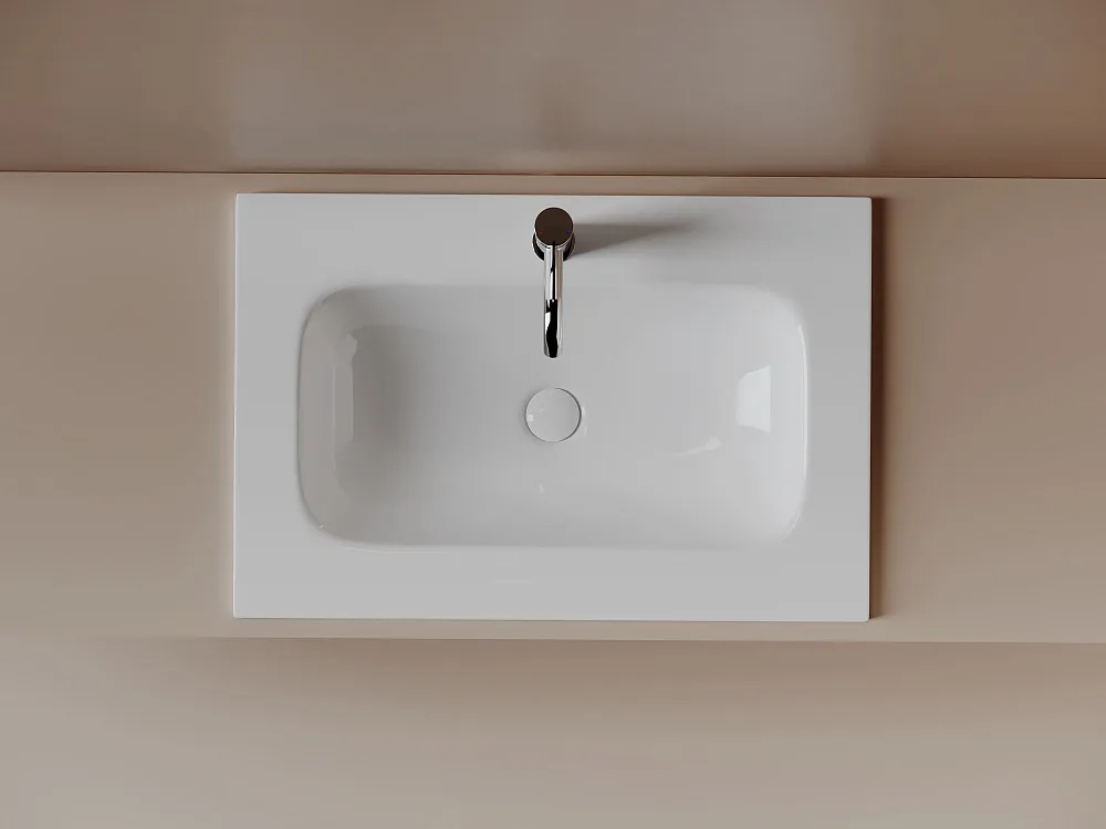 Мебельная раковина Ceramicanova Grace CN7031, белая Sancos — официальный сайт