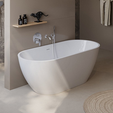 Акриловая ванна BelBagno Uno 140x70 см, BB701-1400-720-K