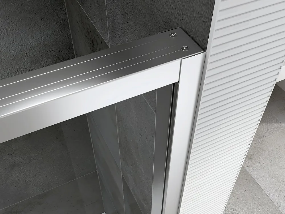 Душевой уголок Abber Komfort AG93120-S102 120х100 см, профиль матовый хром, стекло прозрачное Sancos — официальный сайт