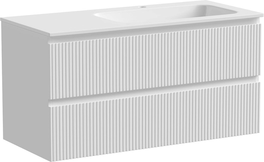 Тумба под раковину Sancos Snob T 100 подвесная Bianco (белый), SNT100RW