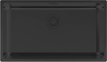 Мойка кухонная Paulmark Yuni YU76-MBN черный матовый