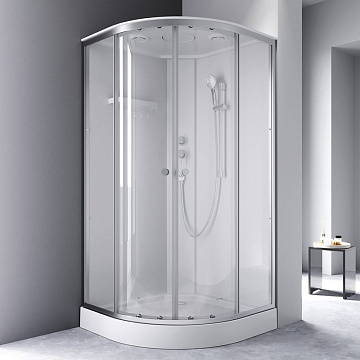 Душевая кабина AM.PM X-Joy W94C-401-100MT 100х100 см, низкий поддон, матовый хром