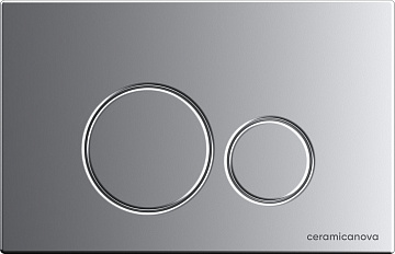 Система инсталляции для унитазов Ceramicanova Envision Round CN1001M, кнопка хром матовый