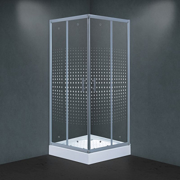 Душевой уголок Timo Viva Lux TL-9002 Romb Glass с поддоном