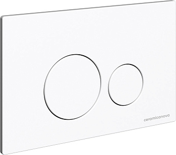 Система инсталляции для унитазов Ceramicanova Envision Round CN1001W, кнопка белая