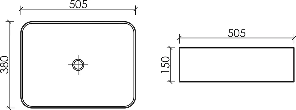 Накладная раковина Ceramicanova Element CN6052 белая глянцевая Sancos — официальный сайт