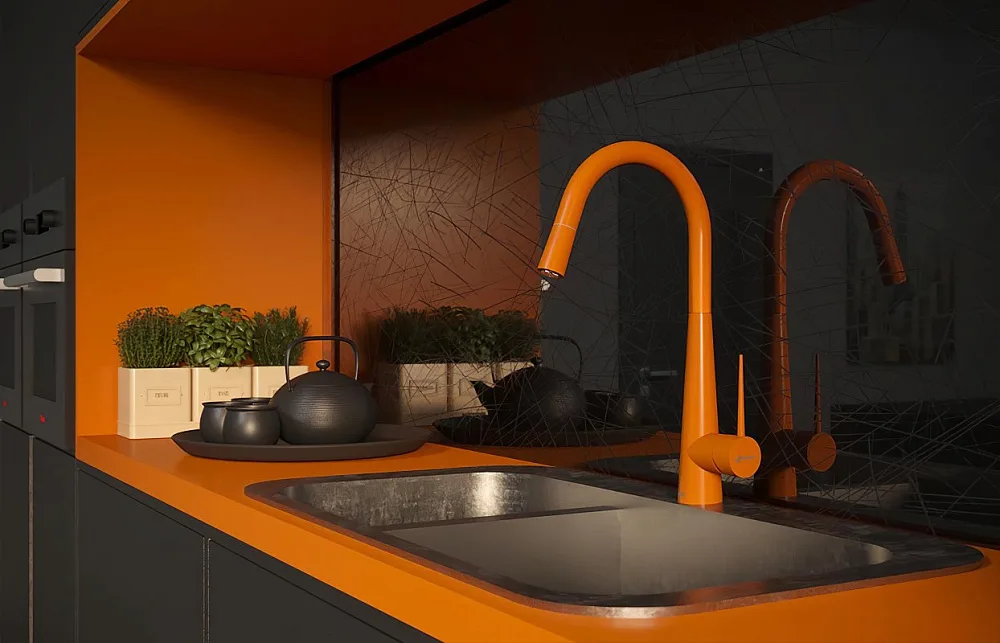 Смеситель для кухни Shouder Iten 0300615 с гибким изливом Sancos — официальный сайт