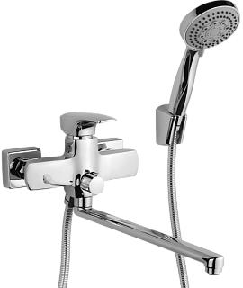 Смеситель с длинным изливом для ванны Paini Angel ANCR112P20LMKM