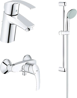 Комплект для ванной Grohe Eurosmart 123576